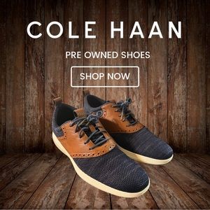 Cole Haans in wonderful shape Brown with Tan Leather trim - 9M